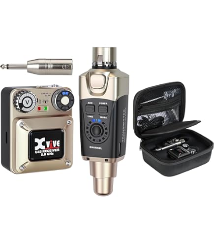 Amazon.com: Xvive U4T9 Wireless in-Ear Monitor System with T9 2BAD